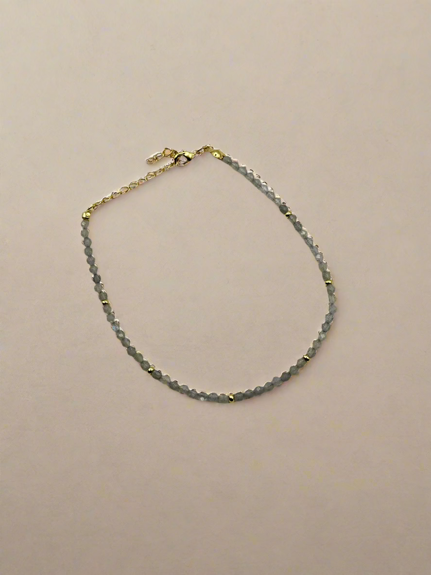 Moonstone Gold Anklet