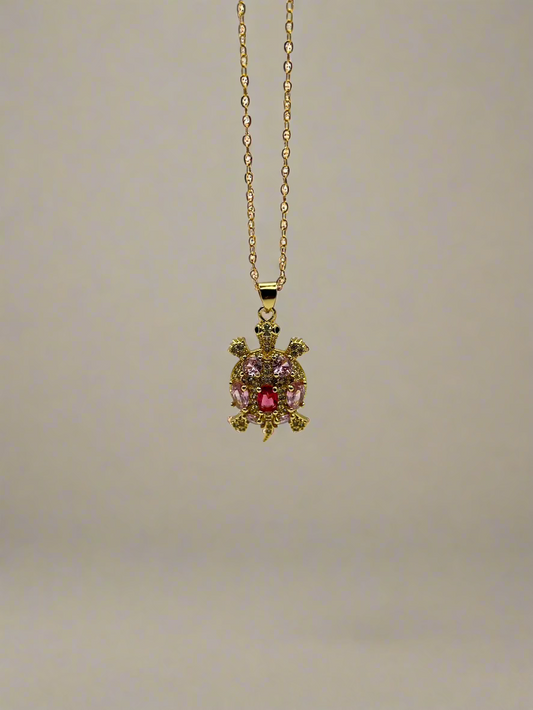 Jeweled Tortoise Necklace