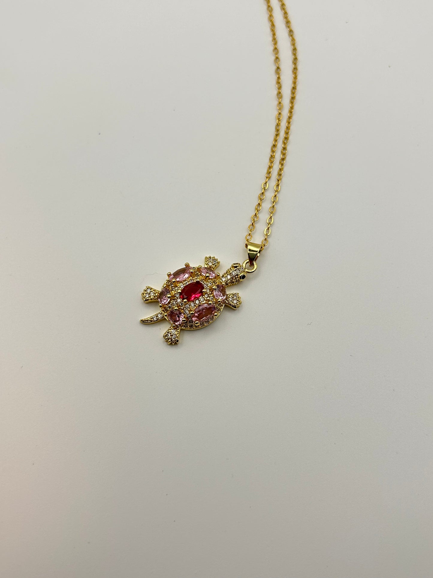 Jeweled Tortoise Necklace